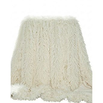 Plush Throw Blanket Soft Warm Fuzzy Fur Cozy Sofa Bed Blanket Winter Use