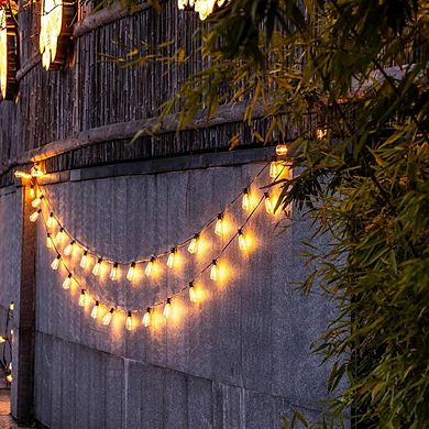 Outdoor LED String Lights, Waterproof Connectable Shatterproof Patio Bulb Lights