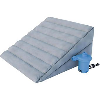 Inflatable Air Wedge Pillow-Dual Adjustable Chambers-Electric Pump Included