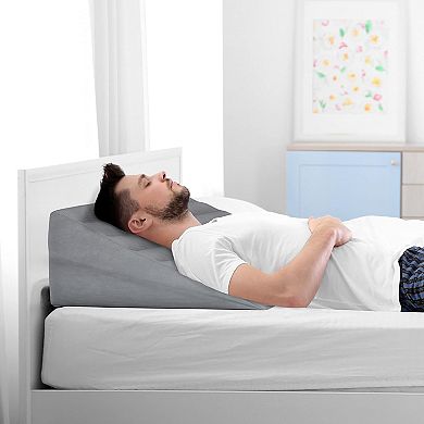 Inflatable Air Wedge Pillow-Dual Adjustable Chambers-Electric Pump Included