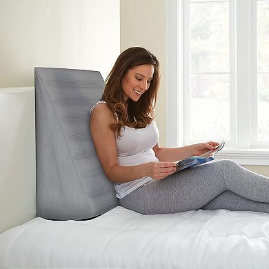 Inflatable Air Wedge Pillow-Dual Adjustable Chambers-Electric Pump Included