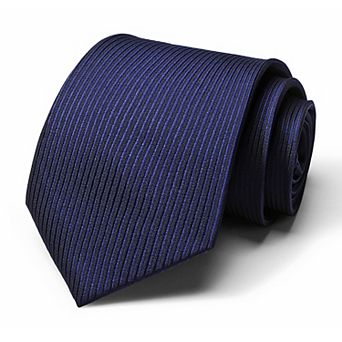Men's Ribbed Texture Solid Tie Classic Necktie 57 in Length 3.1 in Width Formal Business Accessory