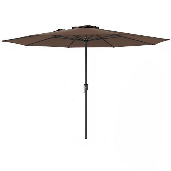 10 foot offset patio umbrella with rotation 10 Ft Cantilever Patio Umbrella With 360 Rotation & Tilt Adjustment, S