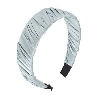 1 pc Wide Pleats Satin Headband