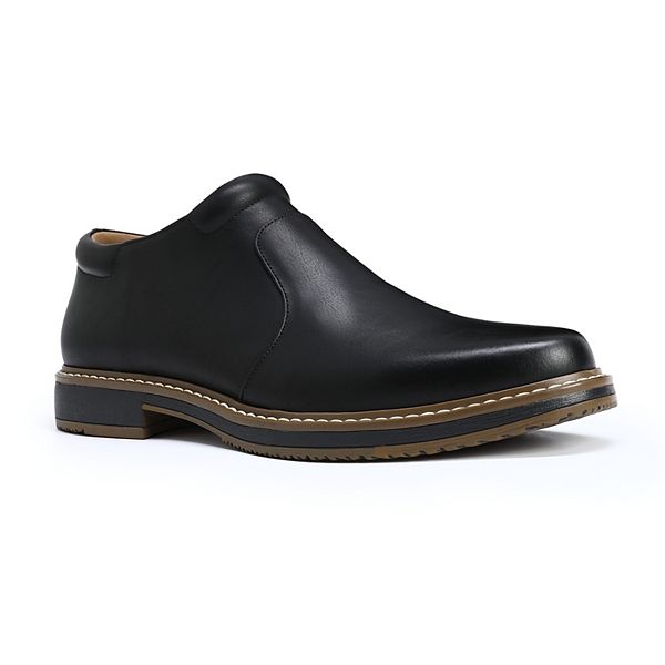 Men's Side Zip Chelsea Boots Casual Dress Ankle Shoes Slip On