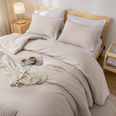 7-Piece Queen Comforter Set Soft Fluffy Bedding All-Season Sheets Pillow Shams