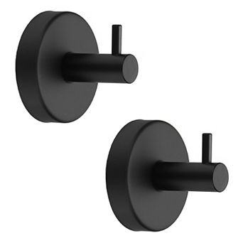 2 pc Suction Cup Hook for Shower, No Drill Towel Hooks