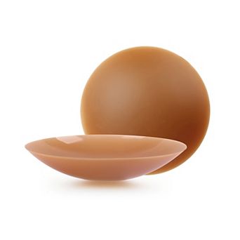Niidor Women's Breast Petals Reusable Seamless Silicone Nipple Pasties Non Adhesive Nipple Covers