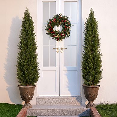 VeriNatural UV Resistant Artificial Cedar Tree for Home Decor