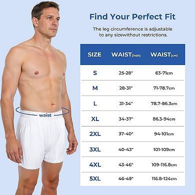 CARER Unisex Adult Diaper Cover for Protective Incontinence Noiseless with Adjustable Leg Tabs
