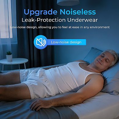 CARER Unisex Adult Diaper Cover for Protective Incontinence Noiseless with Adjustable Leg Tabs