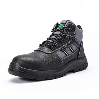 Men's Steel Toe Work Boots Puncture Resistant, Slip Resistant & Anti-Static Safety Boots