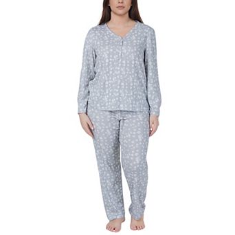 Women’s Floral Print 2 pc Long Sleeve Pajama Set