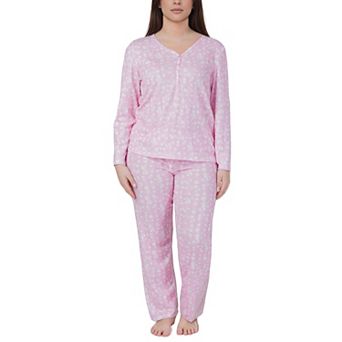 Women’s Floral Print 2 pc Long Sleeve Pajama Set