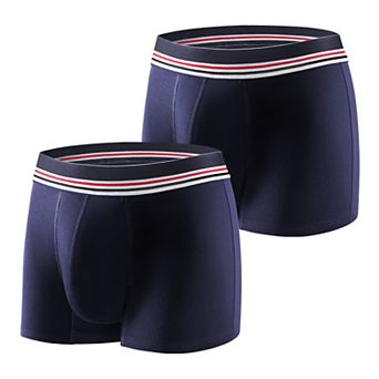 CARER 2-Pack Washable Mens Incontinence Underwear Leakproof Incontinence Absorbency Boxer Briefs