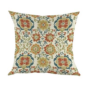 William Morris Floral Throw Pillow Cover, 18" Outdoor Cushion Cover Singular