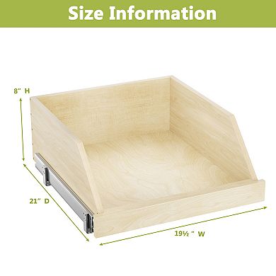ELEMENT ACE Pull Out Cabinet Organizer Drawer with Full Extension Slides for Kitchen Storage