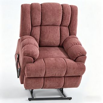 KWPZQEB Heavy Dual Motor Duty Electric Power Lift Recliners with Power-Remote & Heat Massage
