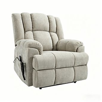 KWPZQEB Heavy Dual Motor Duty Electric Power Lift Recliners with Power-Remote & Heat Massage