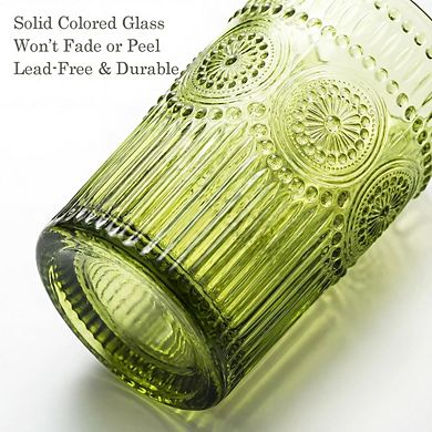 6-Piece Highball Glass Set Thick Lead-Free Tumblers for Drinks