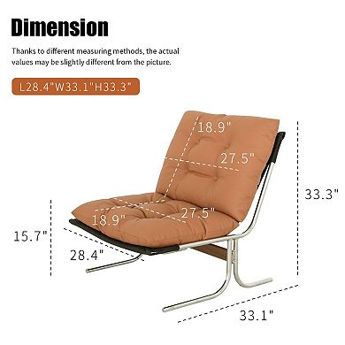 Accent Chair with Upholstered Soft Cushion