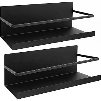 Magnetic Spice Rack for Fridge, Strong Kitchen Storage Shelf for Jars