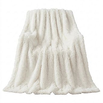 Ultra Soft Faux Fur Throw Blanket, Warm Thick Plush Sherpa Fleece Cozy Blanket