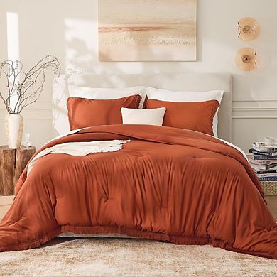 Boho Tassel Soft Lightweight 3-Piece All Season Comforter Bedding Set