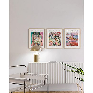 Matisse Wall Art Set of 3 Colorful Modern Impressionist Prints Decor