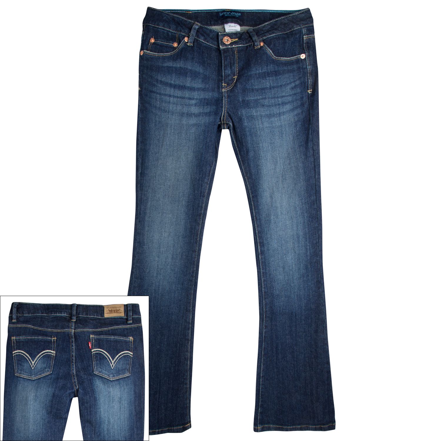 Girls' Plus Size Levi's Skinny Flare Jeans