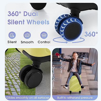 KWPZQEB Textured Luggage Set 3 Piece, Lightweight Suitcases with Spinner Wheels & TSA Lock