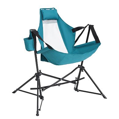 Set of 2 Folding Hammock Camping Chairs