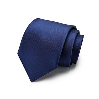 Men's Solid Smooth Finish Tie Classic Necktie 57 in Length 3.1 in Width Formal Business Accessory