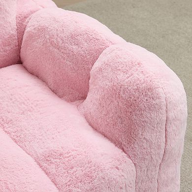 Lotus Compression Sofa Bean Bag Chair with Pull Ring