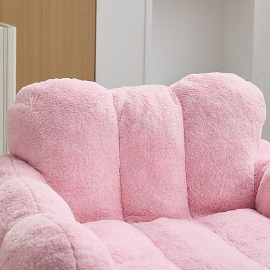 Lotus Compression Sofa Bean Bag Chair with Pull Ring