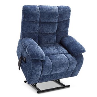 KWPZQEB Large Dual Motor Electric Power Lift Recliner with Power-Remote&Side Pocket for Living Room