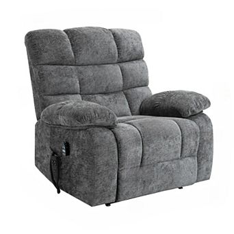 KWPZQEB Large Dual Motor Electric Power Lift Recliner with Power-Remote&Side Pocket for Living Room