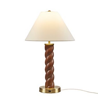 INK+IVY Helixia Twisted Accent Table Lamp