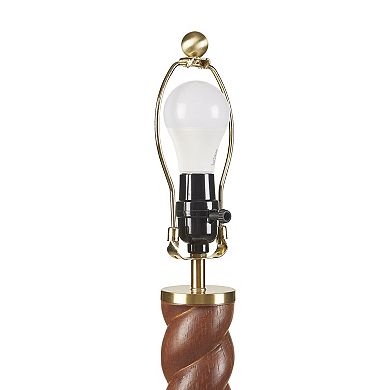 INK+IVY Helixia Twisted Accent Table Lamp