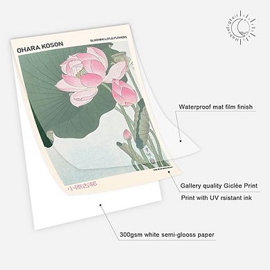 Boho Flower Wall Art Set of 7 Vintage Eclectic Aesthetic Prints Decor