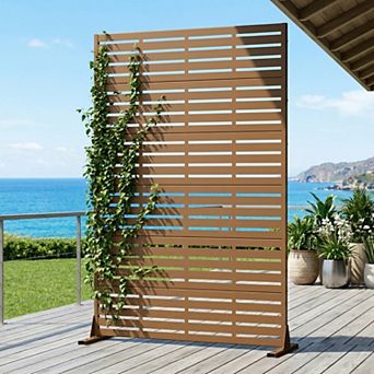 6 ft. H x 4 ft. W Privacy Metal Screen Fence Panel