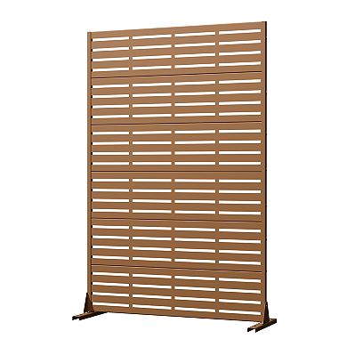 6 ft. H x 4 ft. W Privacy Metal Screen Fence Panel