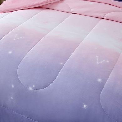 7-Piece Full Comforter Set Rainbow Ombre Kids Bedding Sheets Pillow Shams