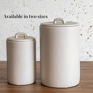 Ceramic Food Storage Jar Set with Airtight Lids, Kitchen Canisters