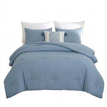 Boho Twin Comforter Set, Soft Lightweight All-Season Bedding with Pillowcase