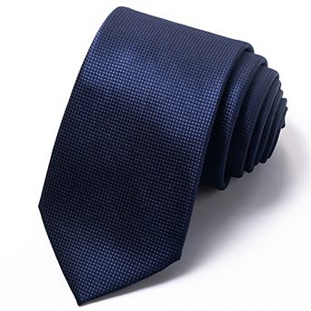 Men's Micro Dot Texture Tie Fine Woven Pattern Necktie Subtle Solid Look 57 in Length 3.1 in Width