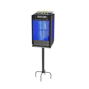 4200V Dual Solar & USB Waterproof Bug Zapper, Auto On/Off, 2100 sq ft