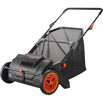 21-Inch Push Lawn Sweeper with 3.5 cu. ft. Collection Bag & 2 Spinning Brushes