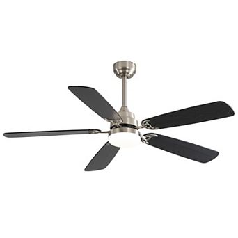Circuit Terra 52 Inch Ceiling Fan with LED Light 6 Speeds, Remote Control for Indoor Use
