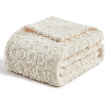 Throw Blanket Soft Fleece Plush Lightweight Decorative Cozy Blanket
